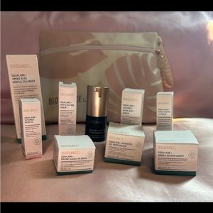 Biossance Travel Bag Collection of Their Popular Products